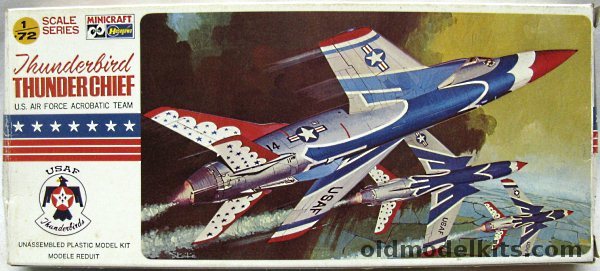 Hasegawa 1/72 F-105 Thunderbird Thunderchief, 122 plastic model kit